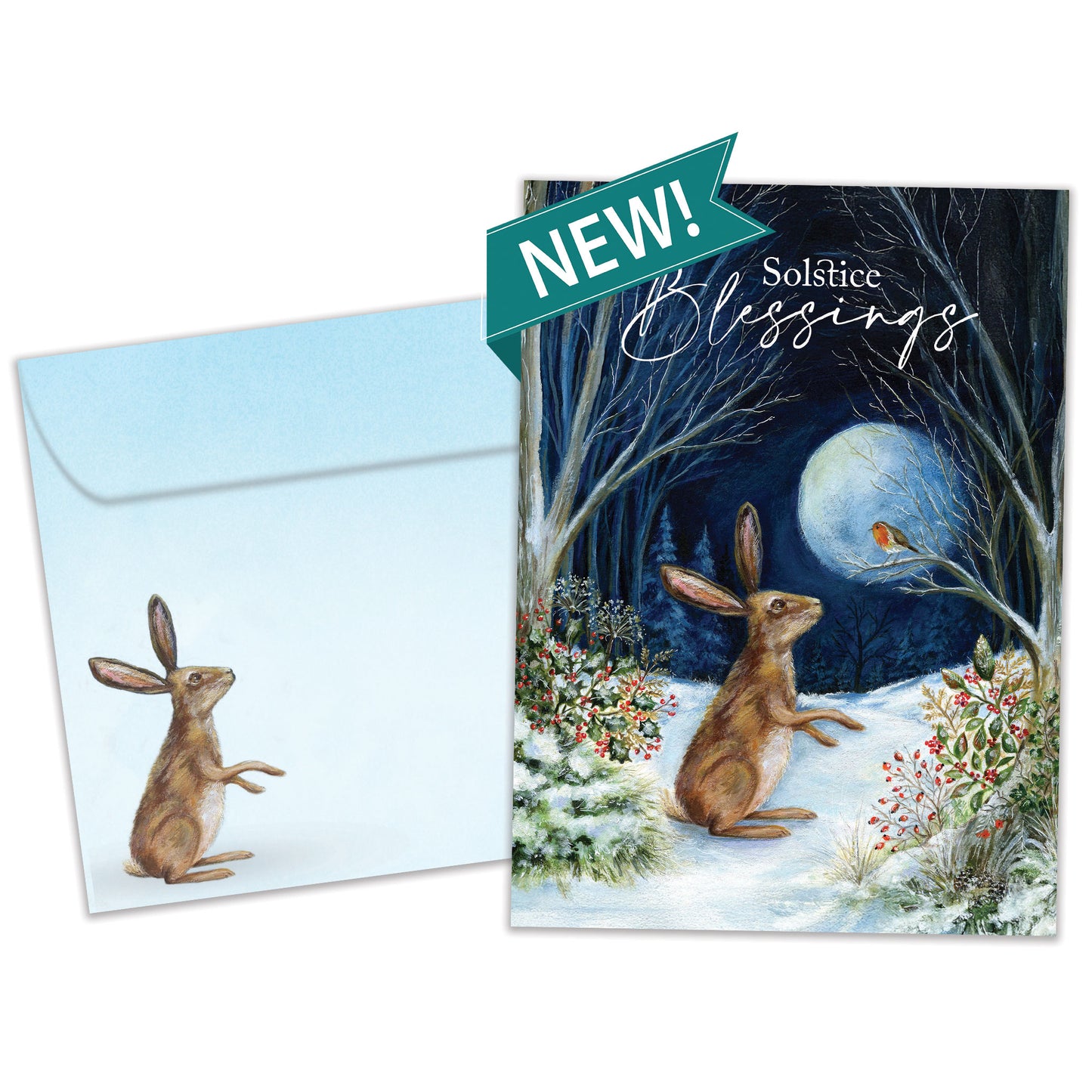 Peace & Blessings Solstice Card