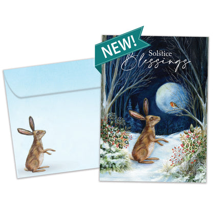 Peace & Blessings Solstice Card