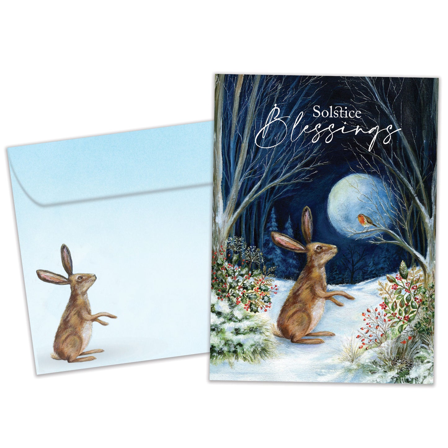 Peace & Blessings Solstice Card