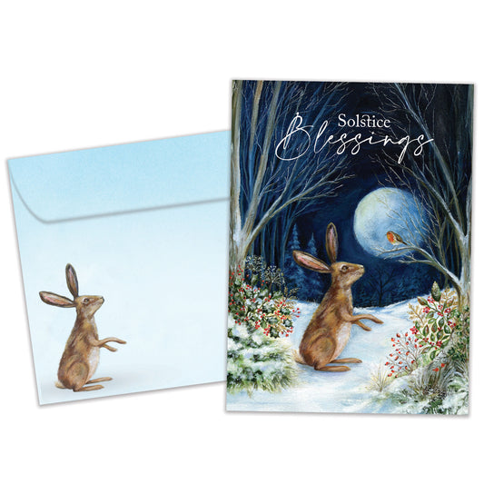 Peace & Blessings Solstice Card