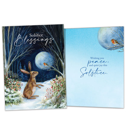 Peace & Blessings Solstice Card