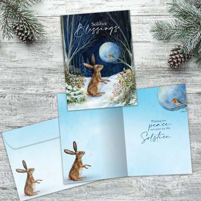 Peace & Blessings Solstice Card