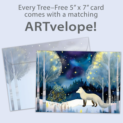Bright Fox Solstice Card