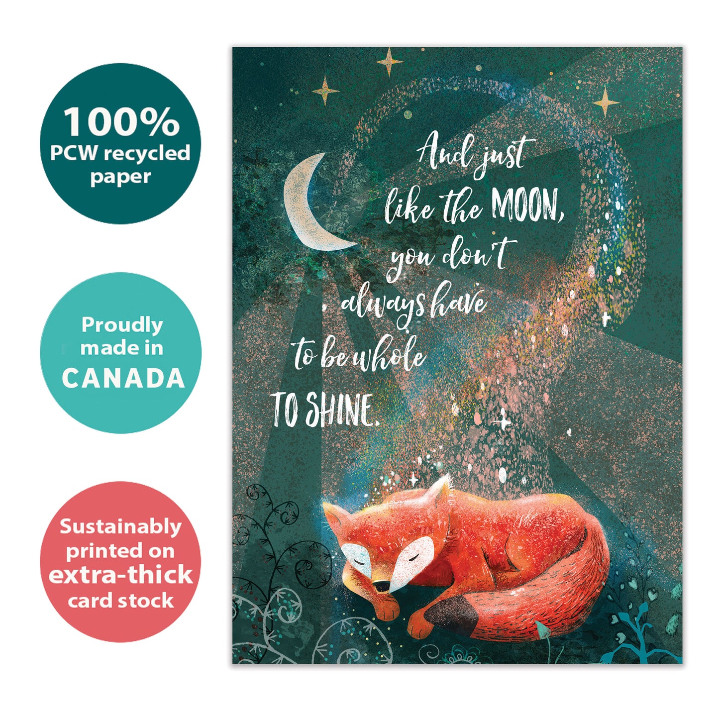 Fox Brightness Support & Encouragement Card