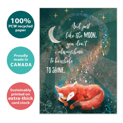 Fox Brightness Support & Encouragement Card