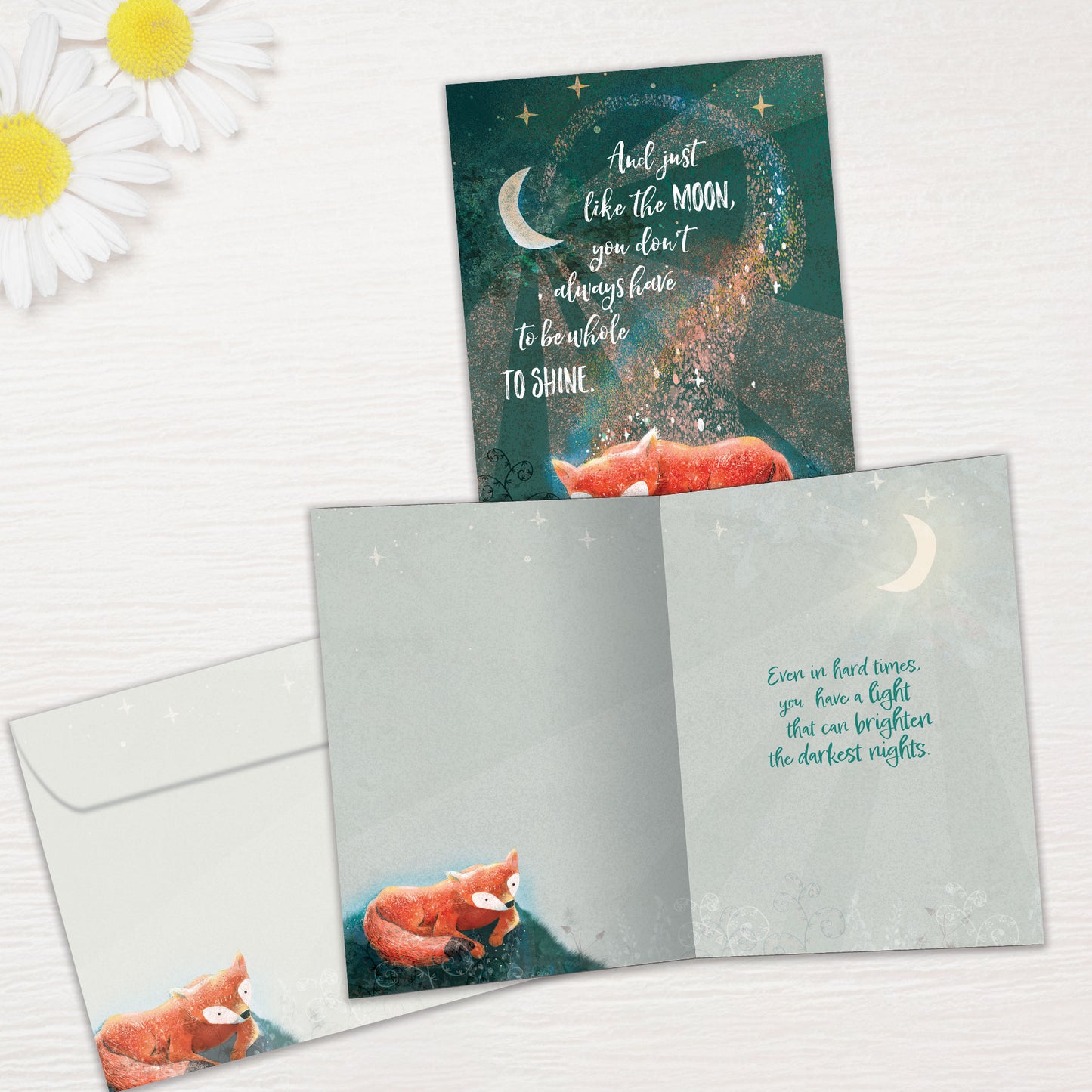 Fox Brightness Support & Encouragement Card