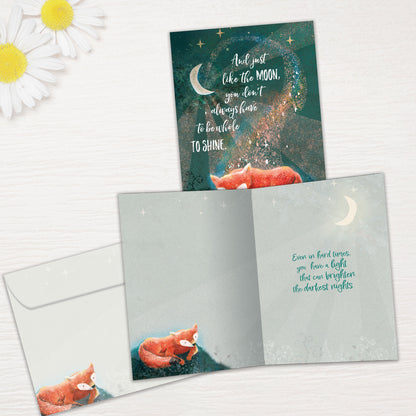 Fox Brightness Support & Encouragement Card
