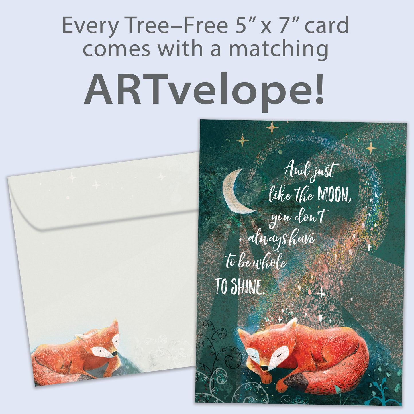 Fox Brightness Support & Encouragement Card