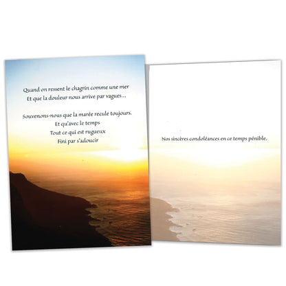 Carte Sympathie / Meilleurs voeux Flots