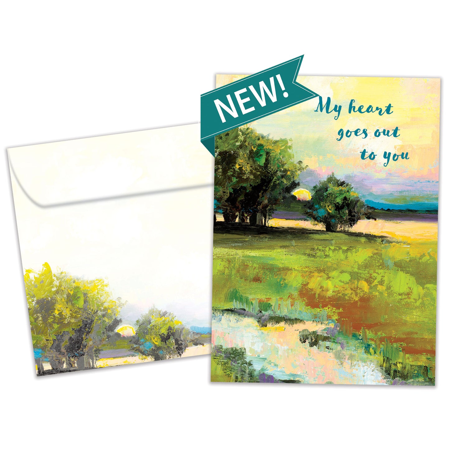 Heartfelt Landscape Sympathy Card