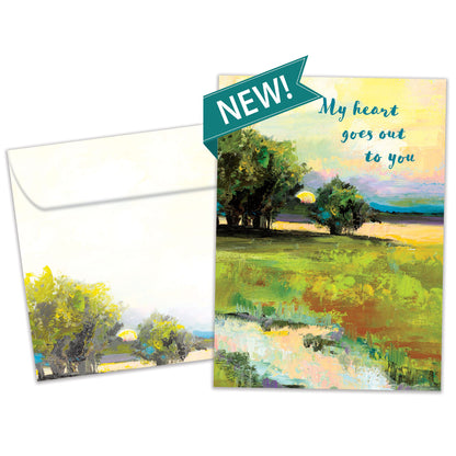 Heartfelt Landscape Sympathy Card