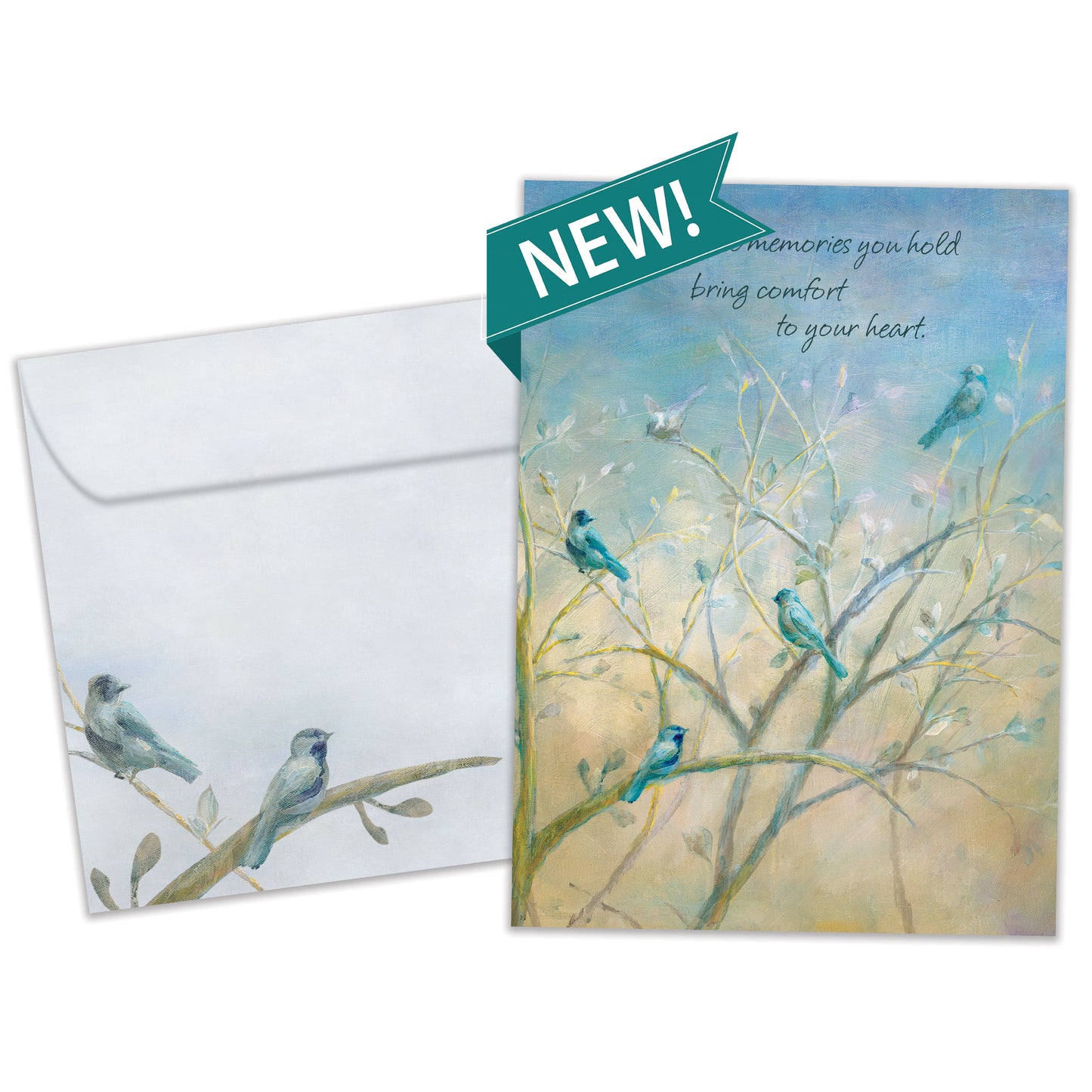 Comforting Birds Sympathy Card