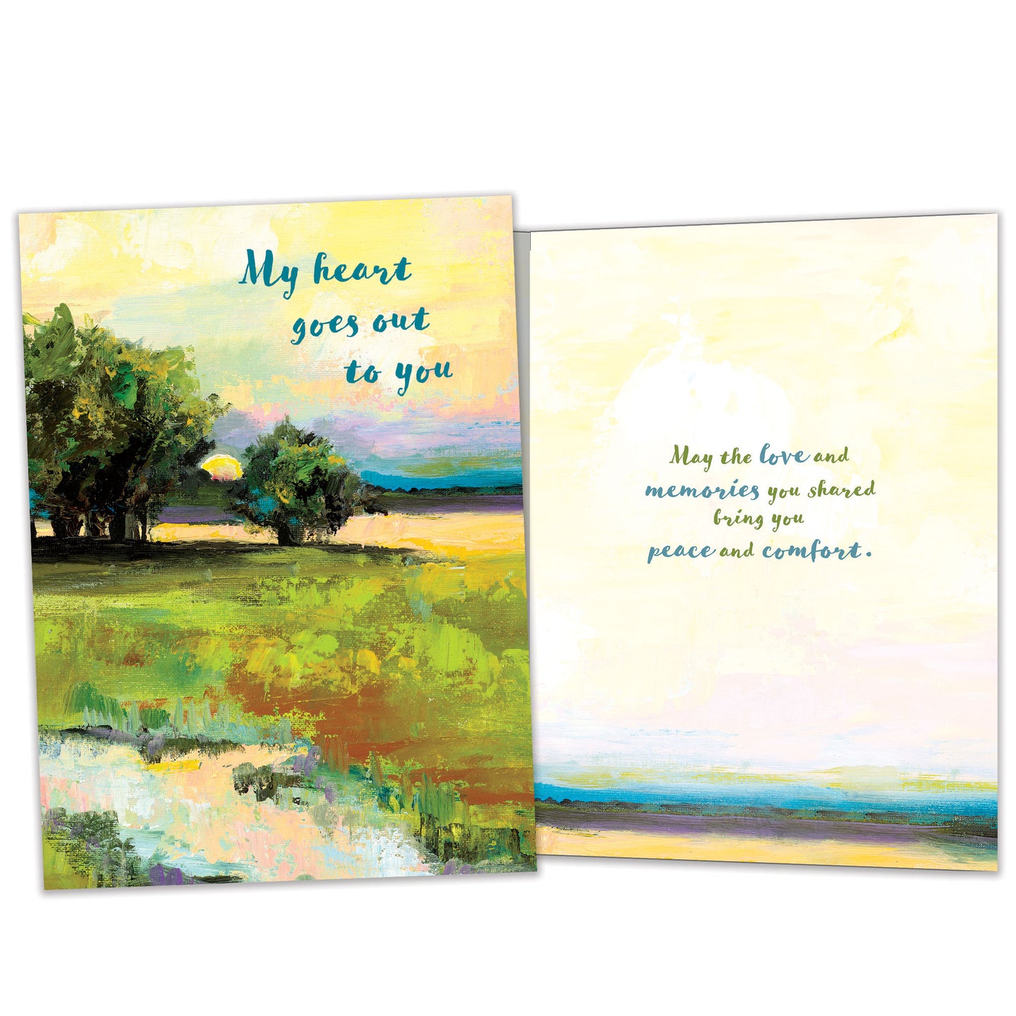 Heartfelt Landscape Sympathy Card