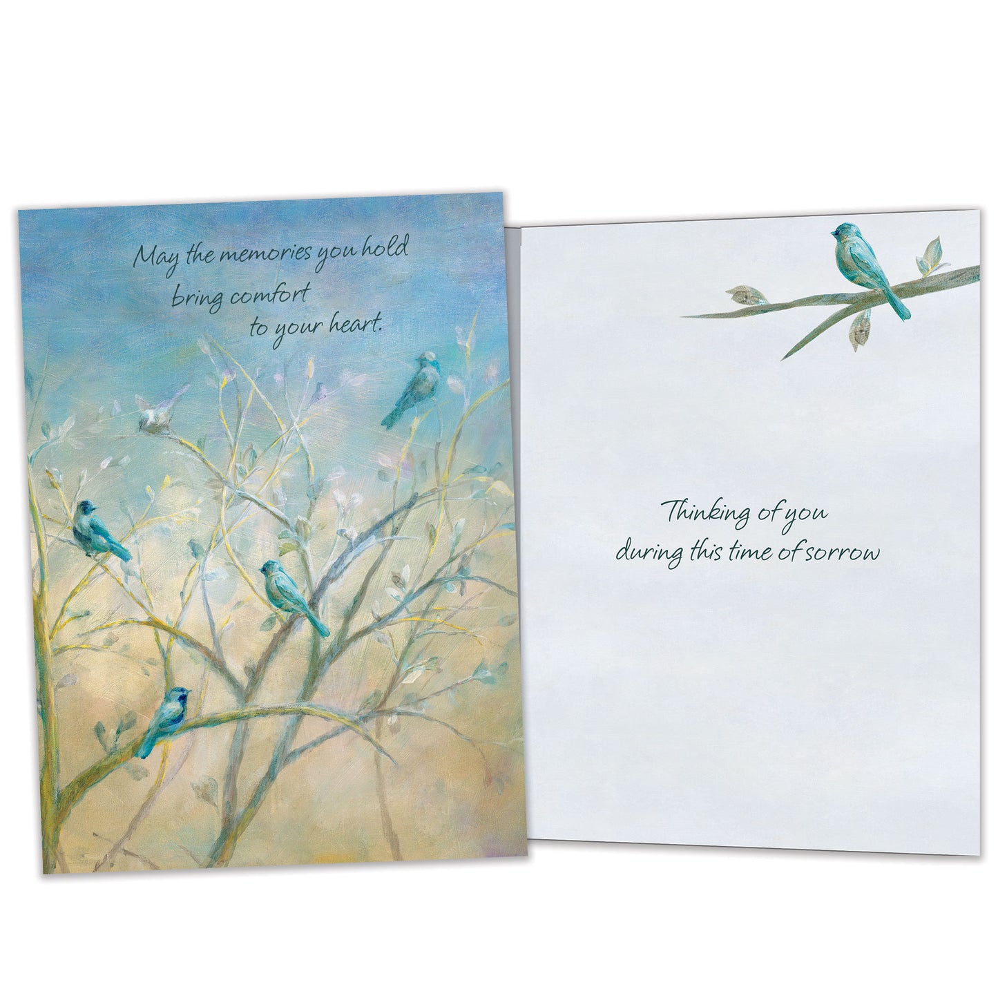 Comforting Birds Sympathy Card