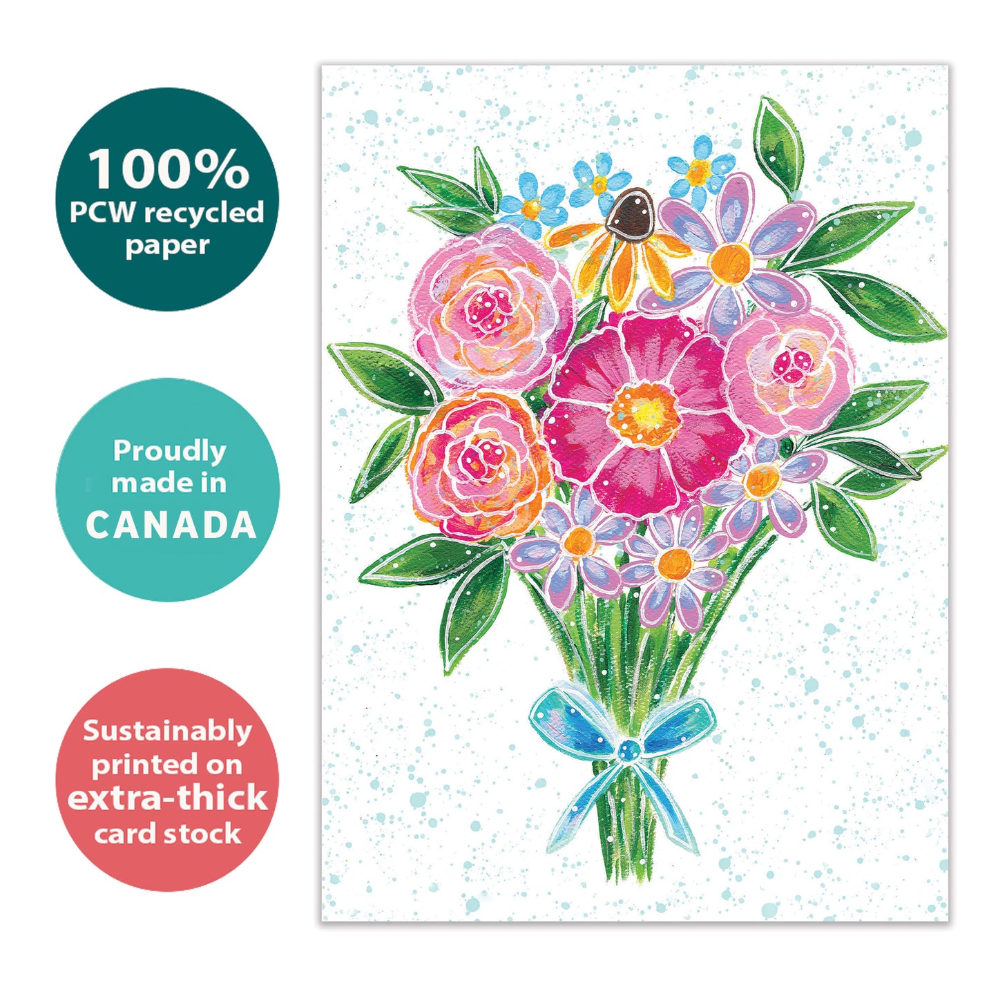 Bunches of Thanks Thank You Card