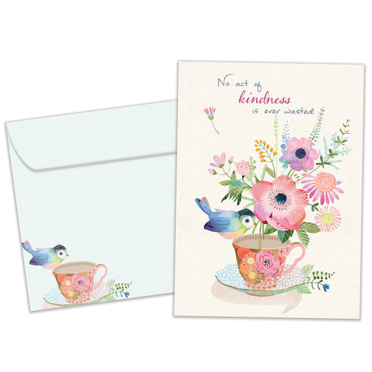 Teacup Kindness Thank You Card