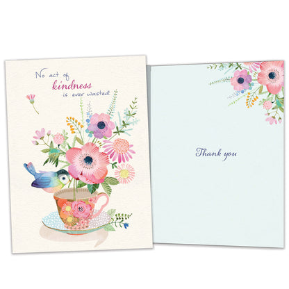 Teacup Kindness Thank You Card