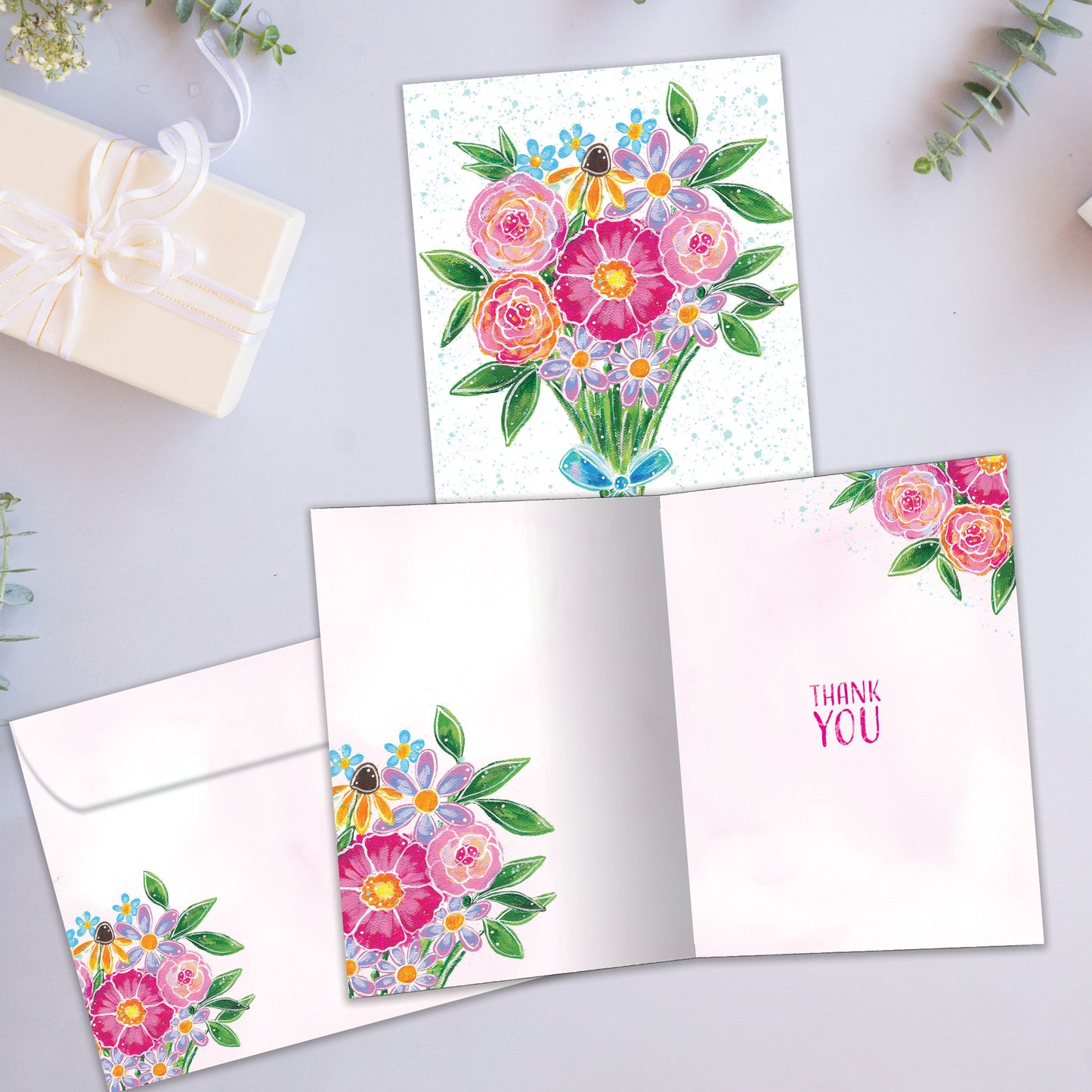 Bunches of Thanks Thank You Card