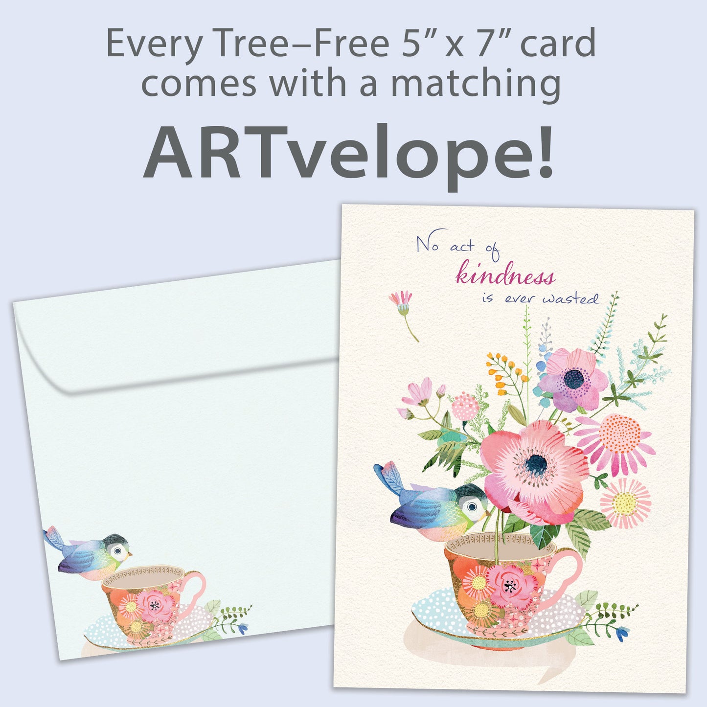 Teacup Kindness Thank You Card