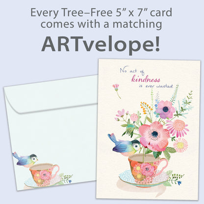 Teacup Kindness Thank You Card