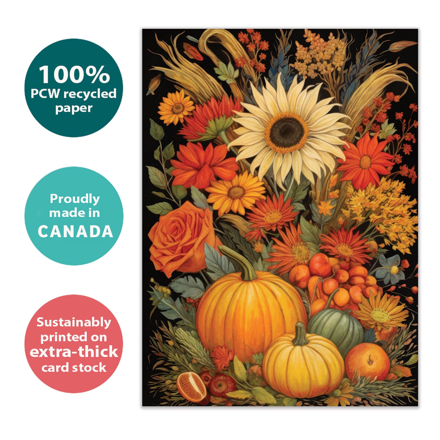 Special Bouquet Thanksgiving Card