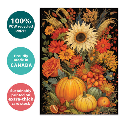 Special Bouquet Thanksgiving Card