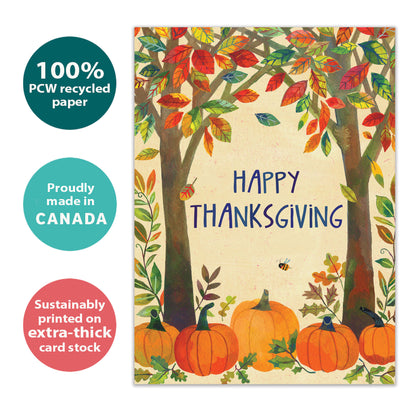 Autumn Blessings Thanksgiving Card