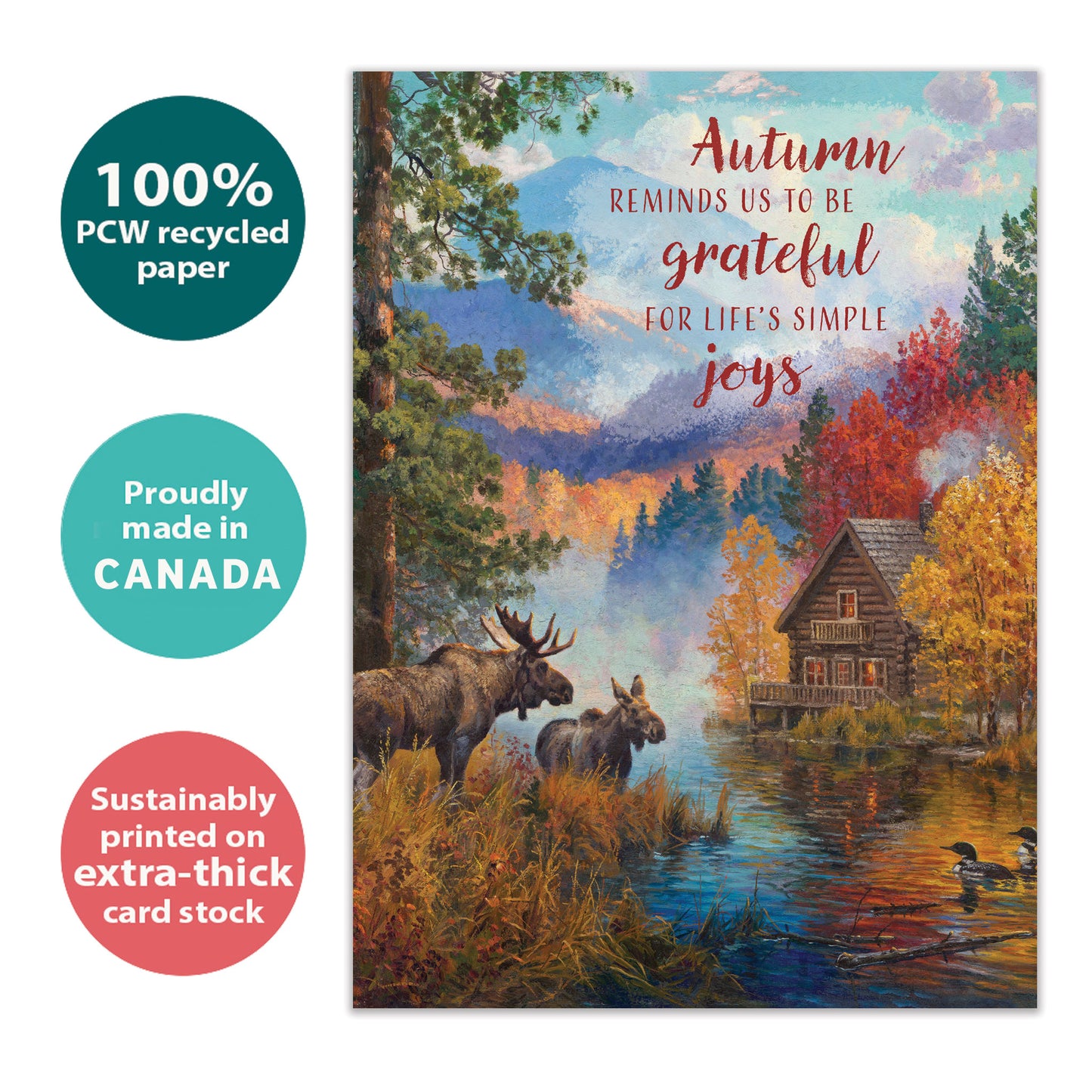Simple Gratitude Thanksgiving Card