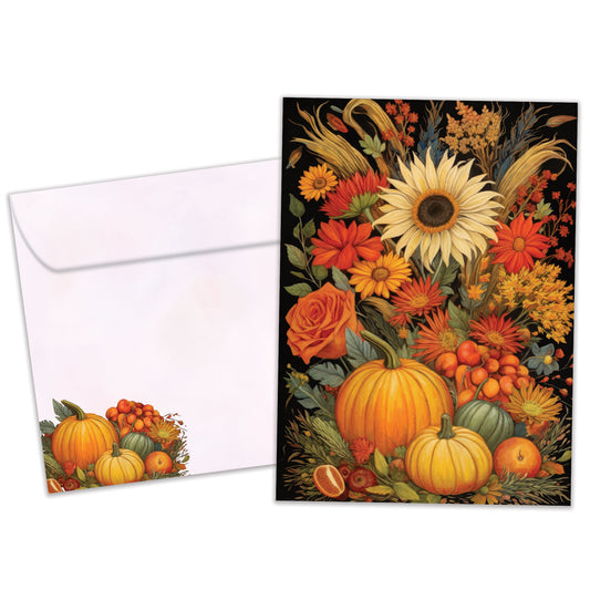 Special Bouquet Thanksgiving Card