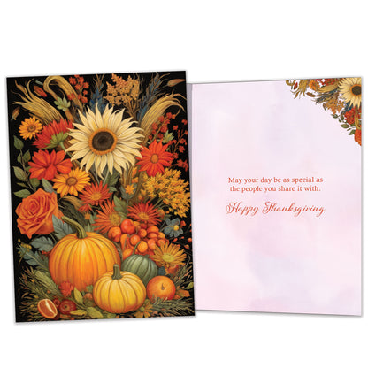 Special Bouquet Thanksgiving Card
