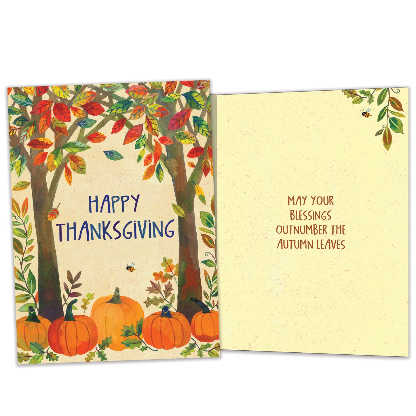 Autumn Blessings Thanksgiving Card