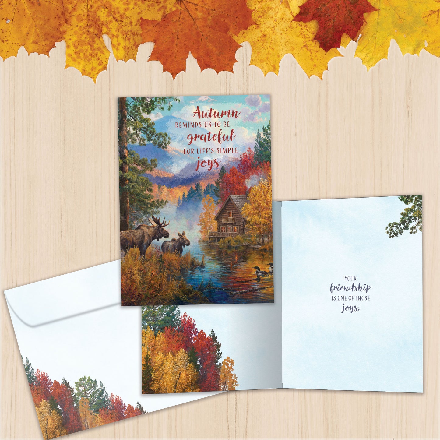 Simple Gratitude Thanksgiving Card