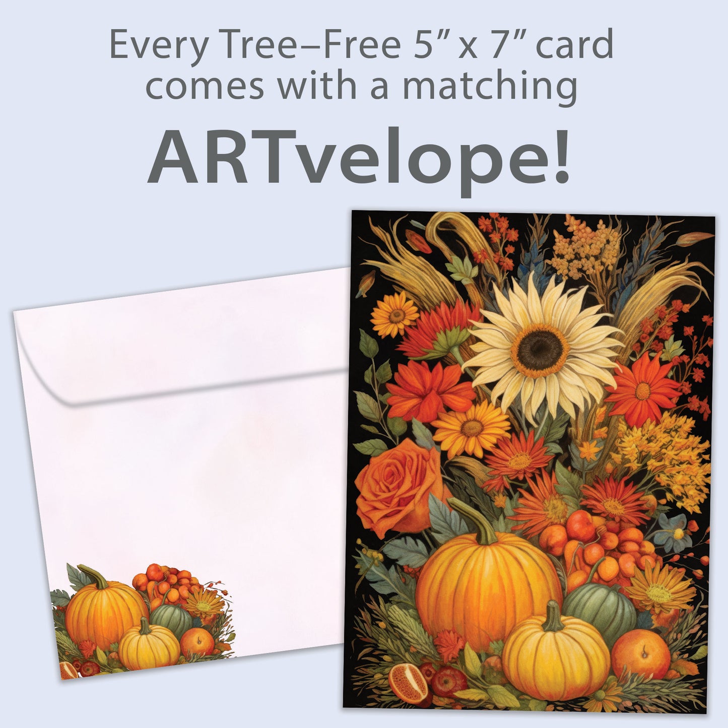 Special Bouquet Thanksgiving Card