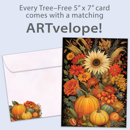Special Bouquet Thanksgiving Card