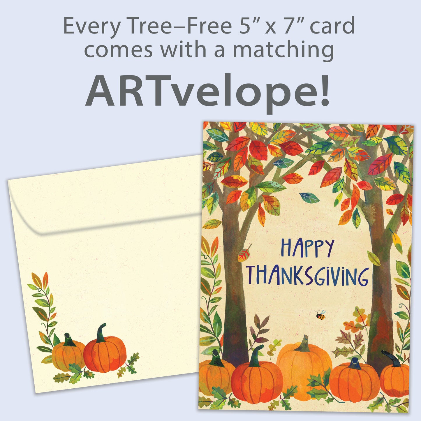 Autumn Blessings Thanksgiving Card