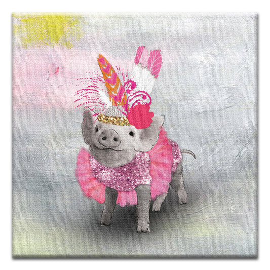 Total Babe Thumb-Tack Canvas Card