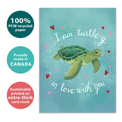 Turtle Love Valentine’s Day Card