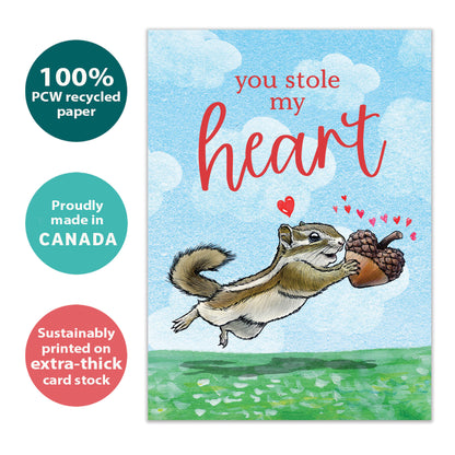 Stole My Heart Valentine’s Day Card