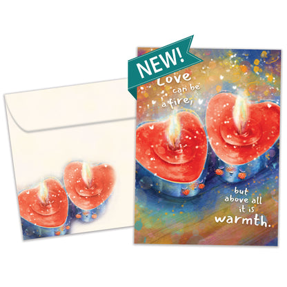 Fire and Warmth Valentine’s Day Card
