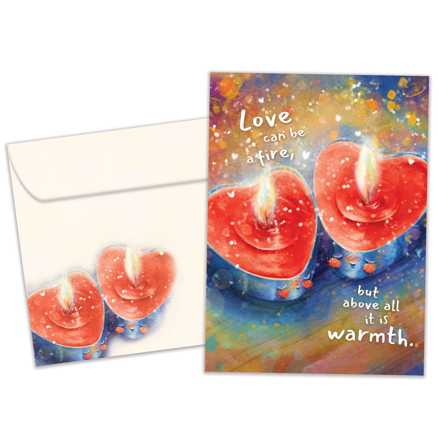 Fire and Warmth Valentine’s Day Card