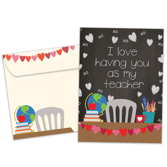 Chalkboard Love Valentine’s Day Card