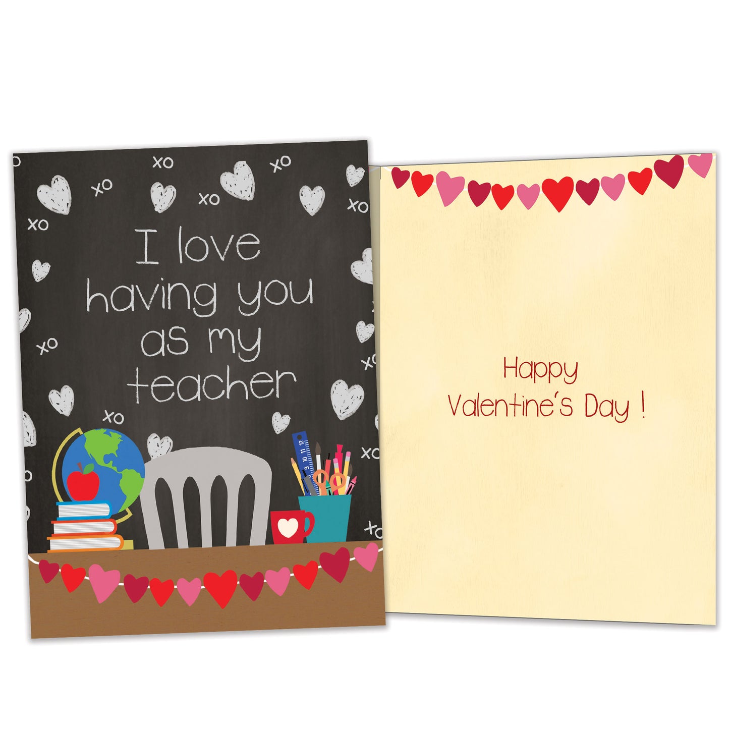 Chalkboard Love Valentine’s Day Card