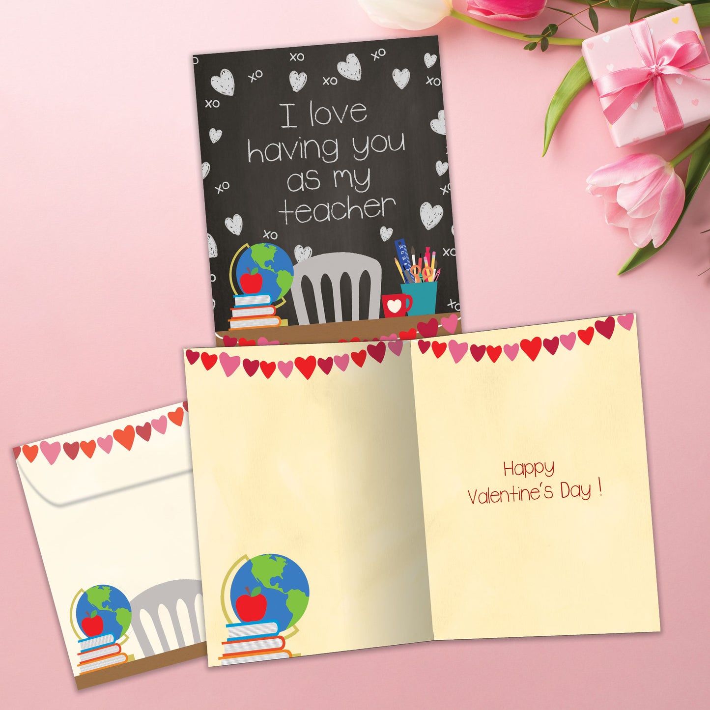 Chalkboard Love Valentine’s Day Card