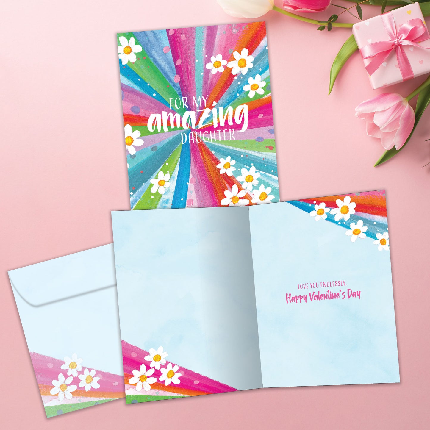 Amazing Flowers Valentine’s Day Card