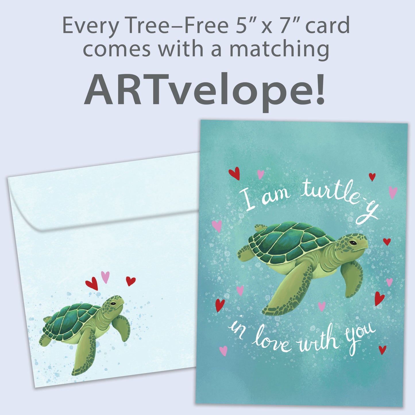 Turtle Love Valentine’s Day Card