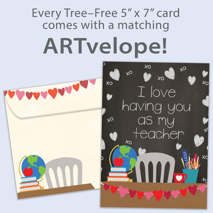 Chalkboard Love Valentine’s Day Card