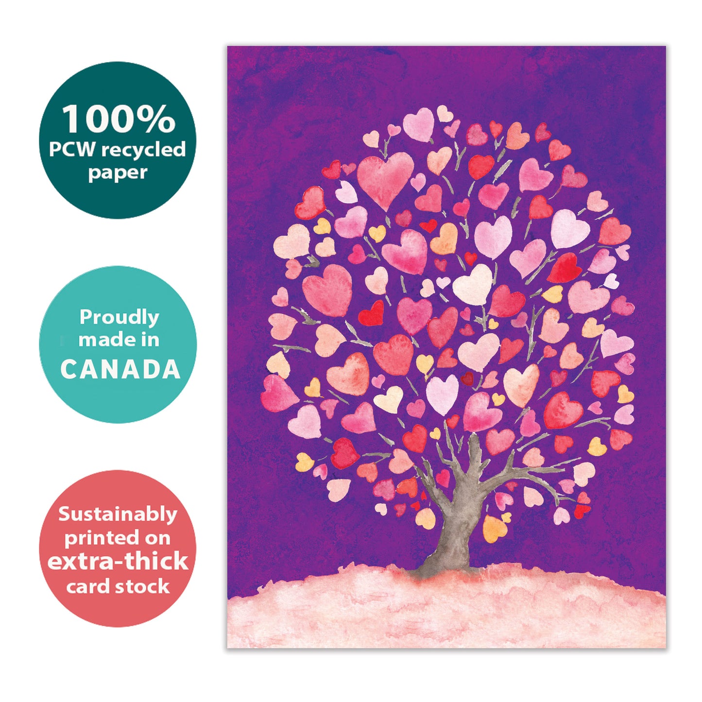 Heart Tree Valentine's Day Card
