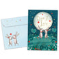Loving Rabbit Dance Valentine's Day Card