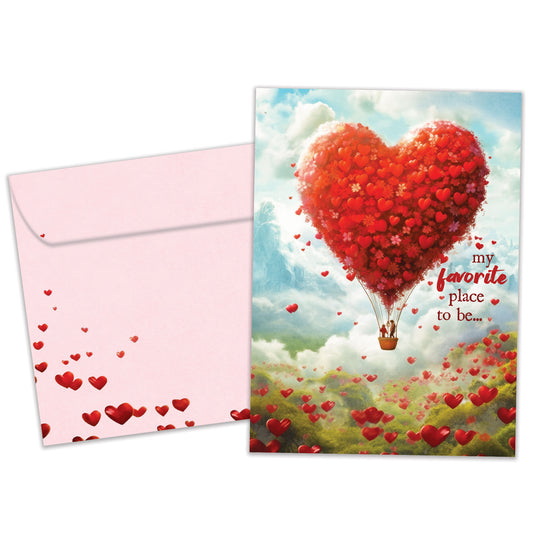 Favorite Sky Hearts Valentine's Day Card