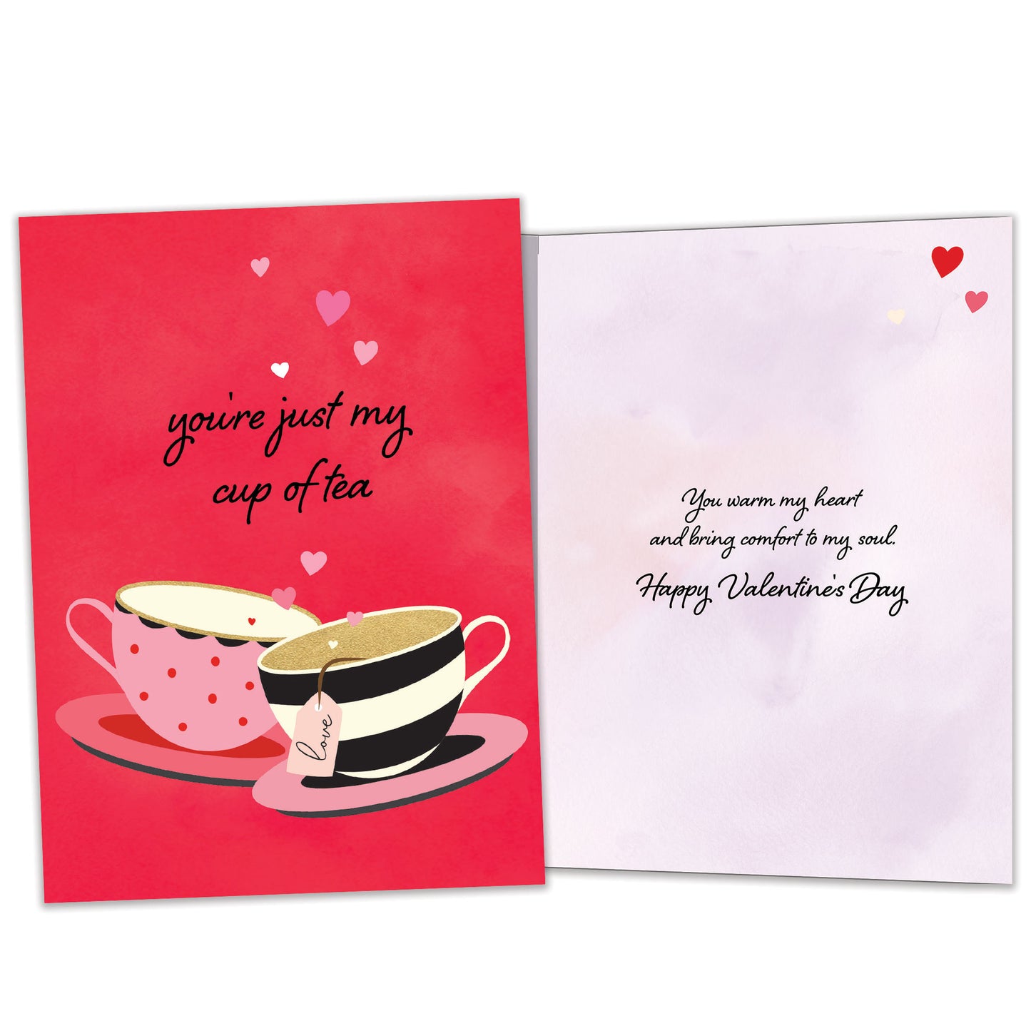 Teacup Hearts Valentine's Day Card